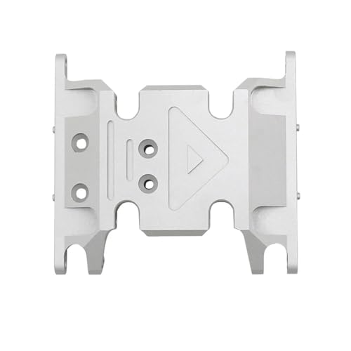 XAQRYQO RC Teile Für Axial Für SCX10 II 90046 90047 90075 Metall Für Chassis Getriebe Montieren Getriebe Halter 1/10 RC Crawler Auto Teile Dekoration Zubehör(Silver,Size 1) von XAQRYQO