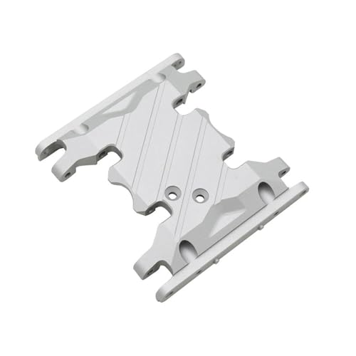 XAQRYQO RC Teile Für Axial Für SCX10 II 90046 90047 90075 Metall Für Chassis Getriebe Montieren Getriebe Halter 1/10 RC Crawler Auto Teile Dekoration Zubehör(Silver,Size 2) von XAQRYQO