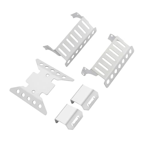 XAQRYQO RC Teile Für Axial Für SCX10 III AXI03007 Für Wrangler Für JLU 1/10 Metall Für Chassis Rüstung Portal Achse Protector Skid Platte RC Crawler Upgrade Teile(Set) von XAQRYQO