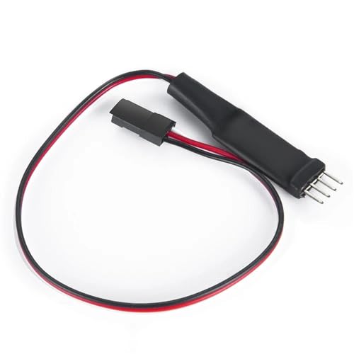 XAQRYQO RC Teile Für Axial Für SCX24 90081 1/24 Lichtleistung Elektronisches EIN/AUS-Steuerschalterkabel RC Crawler Auto LKW Modell Teile Ersatz(Four-Channel) von XAQRYQO