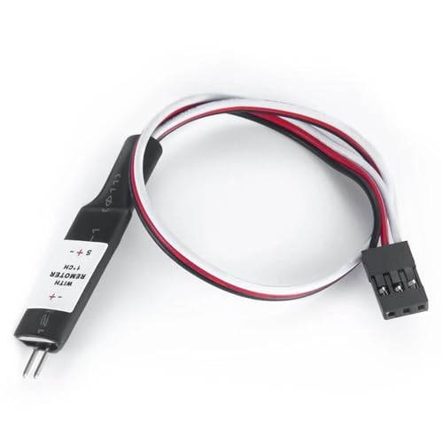 XAQRYQO RC Teile Für Axial Für SCX24 90081 1/24 Lichtleistung Elektronisches EIN/AUS-Steuerschalterkabel RC Crawler Auto LKW Modell Teile Ersatz(Single-Channel) von XAQRYQO