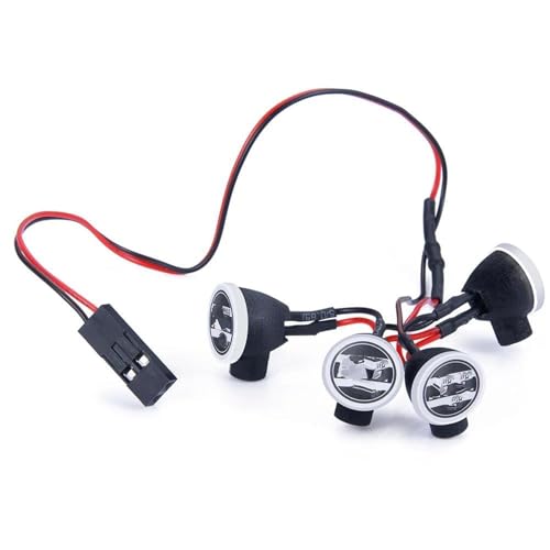 XAQRYQO RC Teile Für Axial Für SCX24 AXI00006 AXI00001 Für C10 1/24 Helles Dachlicht-Scheinwerfer-Kit RC Crawler Auto Upgrade Teile Zubehör von XAQRYQO