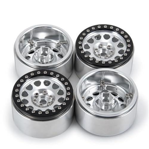 XAQRYQO RC Teile Für Axial Für Wraith 90018 Für TRX-4 1/10 2,2 Zoll Beadlock Rad Felgen Naben 35mm RC Für Rock Crawler Auto Modell Teile Refit Zubehör(Multi-Colored) von XAQRYQO