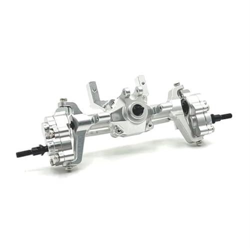 XAQRYQO RC Teile Für FMS Für FCX24 1/24 Metall Portal Achse Komplette Vorder- Und Hinterachse Ersatz RC Auto Zubehör Modifikation RC Auto Upgrade Teile(Silver,Front) von XAQRYQO