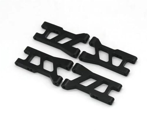 XAQRYQO RC Teile Für HS 18301 18302 18311 18312 18321 18322 1/18 RC Ferngesteuertes Auto Metallteile Vorne Und Hinten Saumarme Modifikation Autozubehör(Black) von XAQRYQO