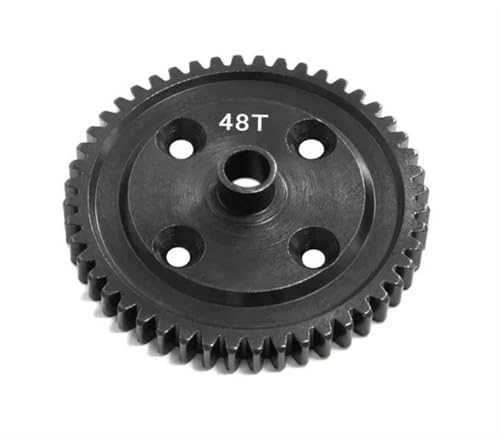 XAQRYQO RC Teile Für KM Für Rally Für WRC Für Citron C3 1/7 46T 48T Stahl Zentral Differential Getriebe E8082 RC Für Rally Auto Upgrade Teile Ersatz Zubehör(48t) von XAQRYQO