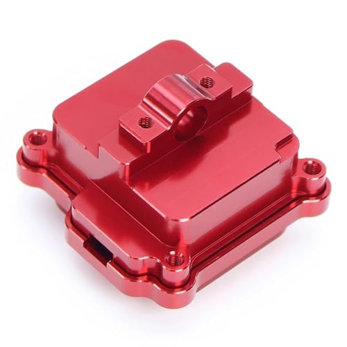 XAQRYQO RC Teile Für MJX Für Hyper Für Go 14210 14209 Metall-Mittelregal Empfängerbox Schutzhülle ESC Radio Elektronisches Fach Upgrade Ersatzteil Rc Autoteil 14320B(Red) von XAQRYQO
