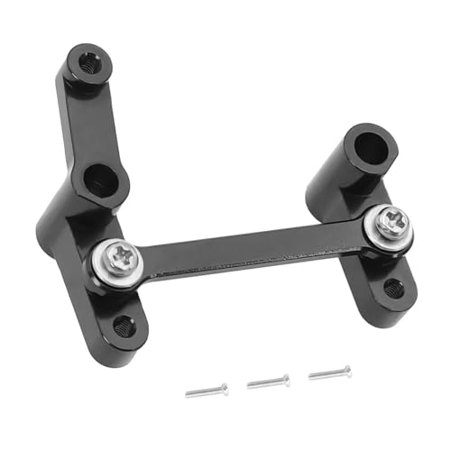 XAQRYQO RC Teile Für MJX Für Hyper Für Go 14303 14301 14302 Metalllenkungsänderung Lenkungsgruppenbaugruppe Ersatz 1/14 RC Auto-Upgrades Teile Zubehör(Black) von XAQRYQO