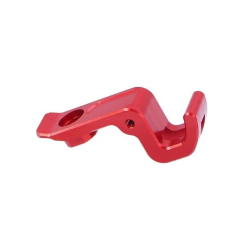 XAQRYQO RC Teile Für MJX Für Hyper Für Go 16208 H16H Karosserie-Schließfach 16017 Metallverriegelungshaken Aluminium-Ersatz-Upgrade-Teile RC-Autozubehör(Red) von XAQRYQO