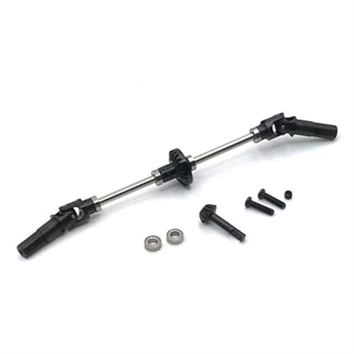 XAQRYQO RC Teile Für MN D90 D91 D96 MN98 MN99S 1/12 Vorne Mitte Hinten Achse Stahl Getriebe Antriebswelle Ersatz RC Auto Upgrades Teile Zubehör(Front) von XAQRYQO