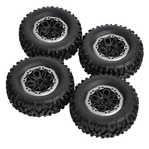 XAQRYQO RC Teile Für MN D90 Für MN98 MN99S Für WPL C24 C14 C34 B14 B24 Für LDRC P06 LD1299 LD1297 64mm Weichen Reifen Rad RC Auto Upgrade Teile Außen Zubehör von XAQRYQO