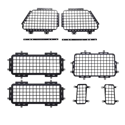 XAQRYQO RC Teile Für MN D90 Für MN99S D99S MN90 Metall Stereoskopischen Fenster Mesh Schutz Net 1/12 RC Auto Upgrade Teile Ersatz Zubehör von XAQRYQO