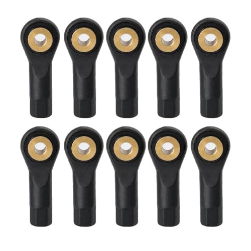 XAQRYQO RC Teile Für RC Modell Spielzeug Auto Boot Flugzeug DIY Teile Kunststoff M2/M3 Kugelgelenk Gestänge Stange Ende CW Gewinde Ball Kopf Auto Zubehör 10 Stücke(26mm M2) von XAQRYQO