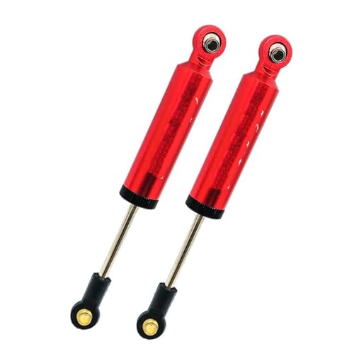 XAQRYQO RC Teile Für TRX-4 Für MST Für Axial SCX10 90046 1/10 Eingebaute Feder 90 Mm Stoßdämpferdämpfer RC Crawler Autoteile Modifikation Autozubehör(Red) von XAQRYQO