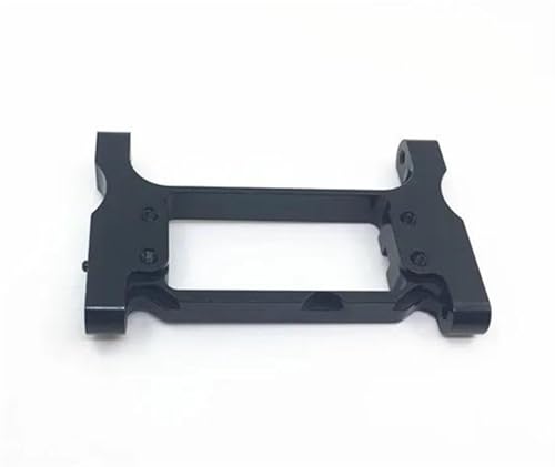 XAQRYQO RC Teile Für TRX4 1/10 Metall Vorne Hinten Für Chassis Klammer Querträger Servo Halterung Änderung Auto Zubehör RC Crawler Auto Upgrade Teile(Black,Front) von XAQRYQO