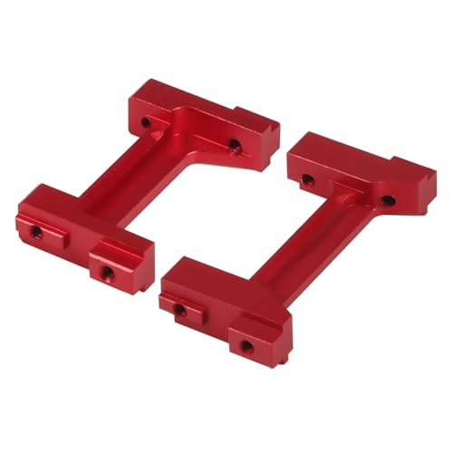 XAQRYQO RC Teile Für TRX4M Für Defender Für Vorne Stoßstange Hinten Montieren Hosenträger 1/18 RC Auto Crawler Für Chassis Upgrade Änderung Dekoration Teile(Red) von XAQRYQO