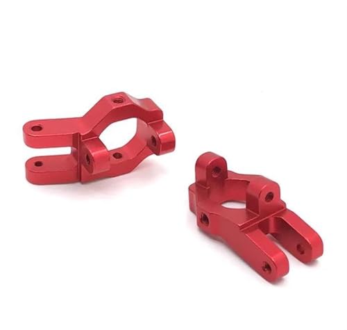 XAQRYQO RC Teile Für WLtoys 12428 12423 Für FY-01/02/03/04/05 1/12 RC Auto Metall Upgrade Teile Vorne C-Hub Änderung RC Auto Zubehör(Red) von XAQRYQO