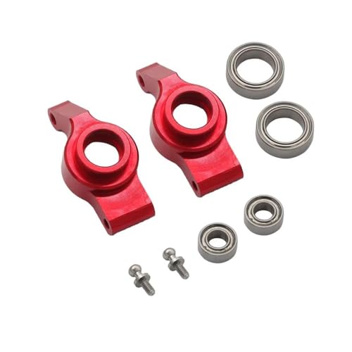 XAQRYQO RC Teile Für WLtoys Für A949 A959 A969 A979 K929 184011 1/18 Metall Upgrade Vorne Hinten Schaukel Arm Basis C Hub Lenkung Tasse Mit Lager RC Auto Teile(Blue,Rear Hub) von XAQRYQO