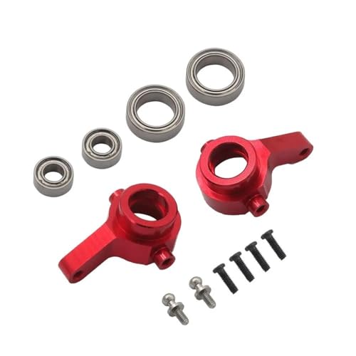 XAQRYQO RC Teile Für WLtoys Für A949 A959 A969 A979 K929 184011 1/18 Metall Upgrade Vorne Hinten Schaukel Arm Basis C Hub Lenkung Tasse Mit Lager RC Auto Teile(Blue,Steering Hub) von XAQRYQO