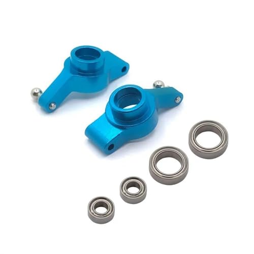 XAQRYQO RC Teile Für WLtoys Für A949 A959 A969 A979 K929 184011 1/18 Metall Upgrade Vorne Hinten Schaukel Arm Basis C Hub Lenkung Tasse Mit Lager RC Auto Teile(Red,Rear Hub) von XAQRYQO