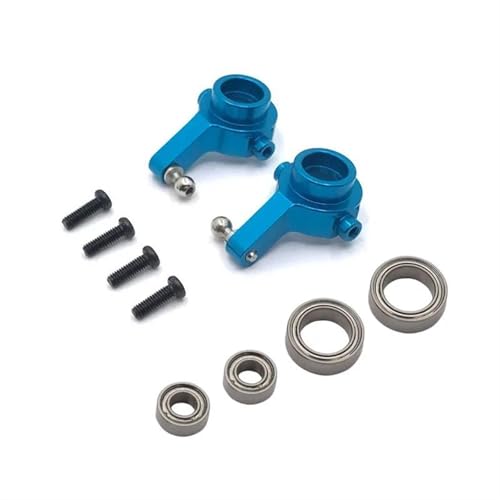 XAQRYQO RC Teile Für WLtoys Für A949 A959 A969 A979 K929 184011 1/18 Metall Upgrade Vorne Hinten Schaukel Arm Basis C Hub Lenkung Tasse Mit Lager RC Auto Teile(Red,Steering Hub) von XAQRYQO