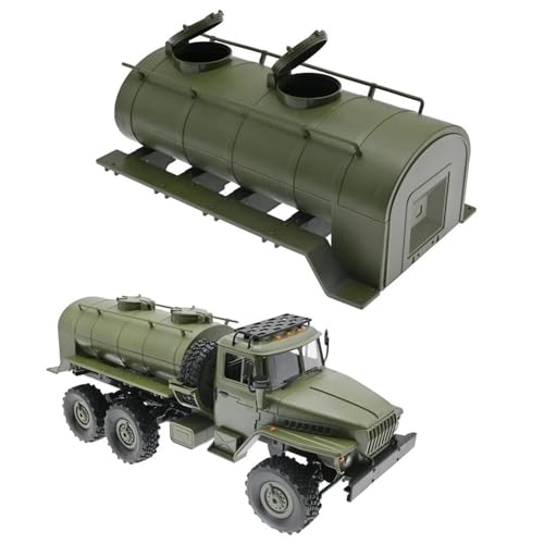 XAQRYQO RC Teile Für WPL B14 B24 B16 B36 1/16 Öltank Dekorieren Box Für Chassis RC Crawler Auto Militär-LKW Teile Ersatz Autozubehör(Set) von XAQRYQO