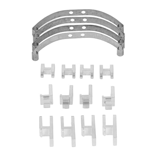 XAQRYQO RC Teile Für WPL B4 24 1/16 RC Autoteile RC Blattfederaufhängung Blattfederaufhängungsstange Aus Aluminiumlegierung Autozubehör(Silver) von XAQRYQO