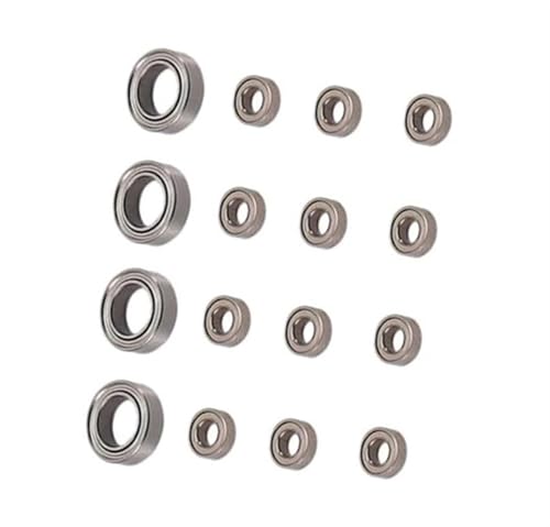 XAQRYQO RC Teile Für WPL C34 C44 C14 C24 B14 B24 B16 B36 Für MN D90 MN90 MN99S 3x6x2mm 6x10x3mm Stahl Lager RC Auto Ersatzteile Upgrade Zubehör von XAQRYQO