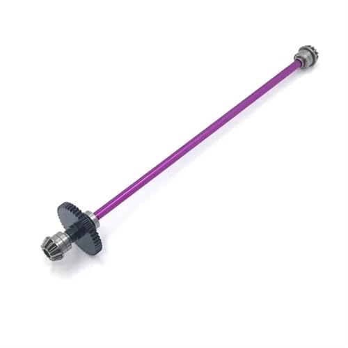 XAQRYQO RC Teile Für Wltoys 124007 124016 124017 124018 124019 1/12 Mittelantriebswellenbaugruppe Untersetzungsgetriebe 27T Motorgetriebe Ersatz RC Auto Upgrade Teile(Purple,Size 1) von XAQRYQO