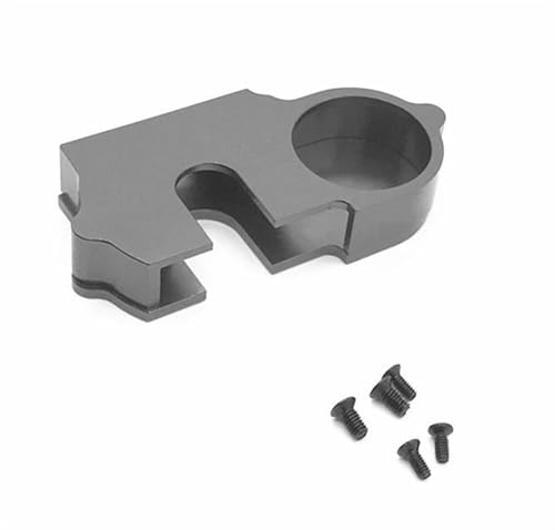 XAQRYQO RC Teile Für Wltoys 144010 124007 144001 144002 124016 124017 124018 124019 Metall-Untersetzungsgetriebe-Abdeckung, Staubschutz, RC-Auto-Upgrade-Teile, Dekorationszubehör(Gray) von XAQRYQO