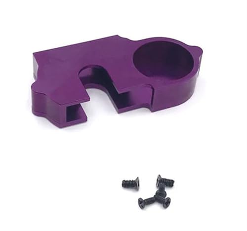 XAQRYQO RC Teile Für Wltoys 144010 124007 144001 144002 124016 124017 124018 124019 Metall-Untersetzungsgetriebe-Abdeckung, Staubschutz, RC-Auto-Upgrade-Teile, Dekorationszubehör(Purple) von XAQRYQO