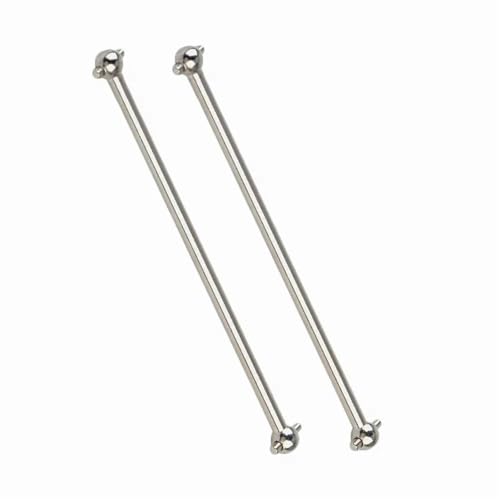 XAQRYQO RC Teile Für Wltoys Für Himoto Für HSP 1/10 RC Autoteile Antriebswelle Dogbone Gesamtlängenänderung 61mm 63mm 70mm 77mm 84mm 87mm 89,5mm 100mm(Silver,74mm) von XAQRYQO