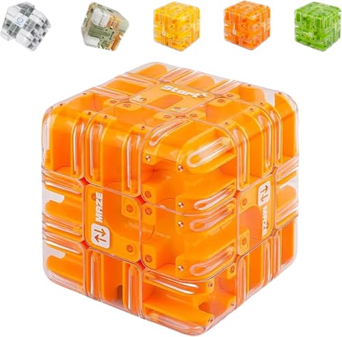 Komplexes Puzzle Mit Rollenden Kugeln, Large Labyrinth 3D Puzzle Maze Cube - Engaging Brain Teaser Toy, 2-In-1 Kugellabyrinth ZauberwüRfel Spielzeug, Lernspielzeug Geschenk FüR Kinder Erwachsene -D Komplexes Puzzle Mit Rollenden Kugeln, Large Labyrinth 3D Puzzle Maze Cube - Engaging Brain Teaser Toy, 2-In-1 Kugellabyrinth ZauberwüRfel Spielzeug, Lernspielzeug Geschenk FüR Kinder Erwachsene -D von XAUXKERE