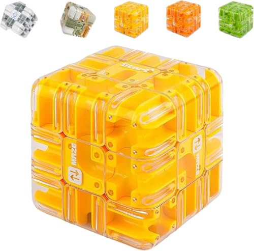 Komplexes Puzzle Mit Rollenden Kugeln, Large Labyrinth 3D Puzzle Maze Cube - Engaging Brain Teaser Toy, 2-In-1 Kugellabyrinth ZauberwüRfel Spielzeug, Lernspielzeug Geschenk FüR Kinder Erwachsene -E Komplexes Puzzle Mit Rollenden Kugeln, Large Labyrinth 3D Puzzle Maze Cube - Engaging Brain Teaser Toy, 2-In-1 Kugellabyrinth ZauberwüRfel Spielzeug, Lernspielzeug Geschenk FüR Kinder Erwachsene -E von XAUXKERE