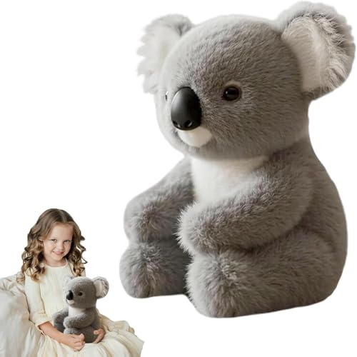 XAUXKERE Koaly-Emotional Healing On Demand, Weicher Koala Plüschtier Spielzeug, Niedlich Koala Bär Plüschtier, Imitiert Die Natürlichen Bewegungen Eines Echten Koalas, emotionaler Trost-Grey XAUXKERE Koaly-Emotional Healing On Demand, Weicher Koala Plüschtier Spielzeug, Niedlich Koala Bär Plüschtier, Imitiert Die Natürlichen Bewegungen Eines Echten Koalas, emotionaler Trost-Grey von XAUXKERE
