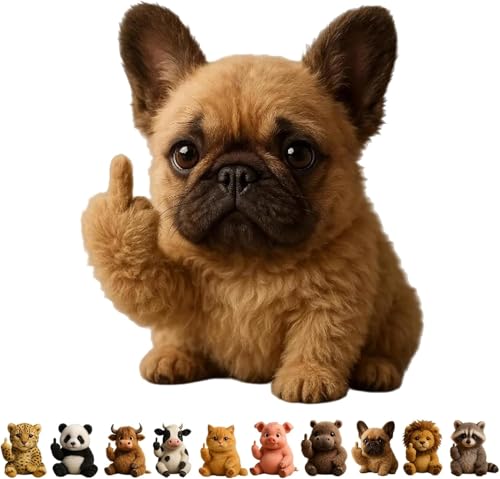 XAUXKERE Lustige, Weiche Mittelfinger-Plüschtiere,niedlicher lustiger Mittelfinger-Plüschhund, Niedliche humorvolle Tier-Schreibtisch-Dekoration, einzigartige Gag-Geschenke für Zuhause, Büro -Dog XAUXKERE Lustige, Weiche Mittelfinger-Plüschtiere,niedlicher lustiger Mittelfinger-Plüschhund, Niedliche humorvolle Tier-Schreibtisch-Dekoration, einzigartige Gag-Geschenke für Zuhause, Büro -Dog von XAUXKERE