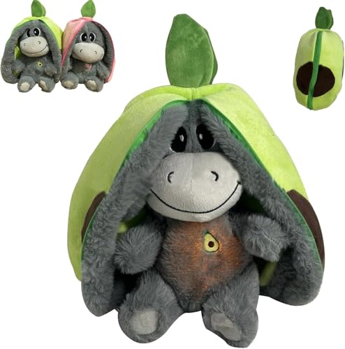 XAUXKERE Schlafender Plüsch Esel,atmendes Stofftier Esel,Esel Stofftier,Kuscheltier Atmet,Weiches Süßes Kuscheltier Versteckspiel Esel Spielzeug,Stressabbau Stofftier Für Schlafende Kinder-Verde XAUXKERE Schlafender Plüsch Esel,atmendes Stofftier Esel,Esel Stofftier,Kuscheltier Atmet,Weiches Süßes Kuscheltier Versteckspiel Esel Spielzeug,Stressabbau Stofftier Für Schlafende Kinder-Verde von XAUXKERE