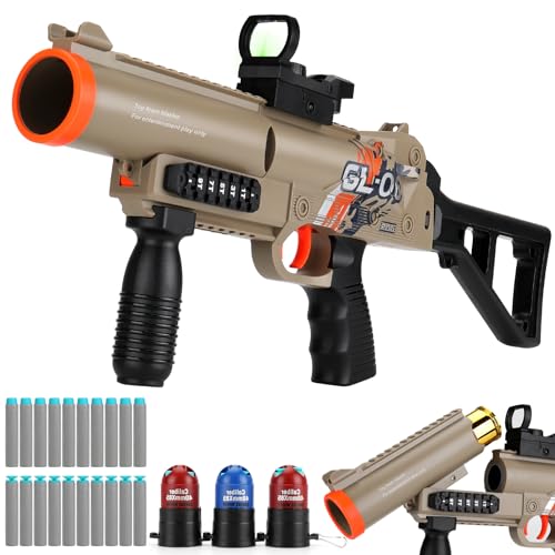 Spielzeug Schrotflinte Pistole - Spielzeug-Schaumstoff-Blaster mit 20 Weichen Kugeln, Spielzeugpistolen Schießspielzeug Geschenk für 8+ Kinder Jugendlicher Erwachsene von XAZASTOV