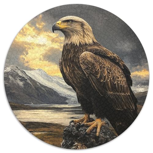 Adler Puzzle 1000 Teile Schwer Puzzle Spielzeug Pädagogisches Spiel Impossible Herausforderungsspielzeug Für Erwachsene Und Kinder Ab 12 Jahren 1000pcs (67.5x67.5cm) von XBBDSOEPH