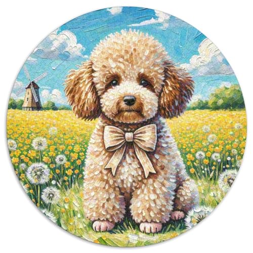 Bichon Frisé Puzzle 1000 Teile Schwer Puzzle Spielzeug Lernspiel Impossible Herausforderung Spielzeug Für Erwachsene Und Kinder in Bewährter 1000pcs (67.5x67.5cm) von XBBDSOEPH