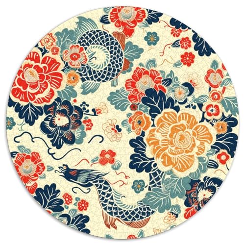 Blumen Puzzle 1000-teilige Schwer Puzzle Spielzeug Lernspiel Impossible Herausforderungsspielzeug Für Erwachsene Kinder 1000pcs (67.5x67.5cm) von XBBDSOEPH