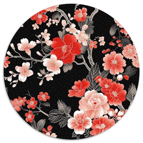Blumen Puzzle 1000-teilige Schwer Puzzle Spielzeug Lernspiel Impossible Herausforderungsspielzeug Für Erwachsene Und Kinder Ab 12 Jahren 1000pcs (67.5x67.5cm) von XBBDSOEPH