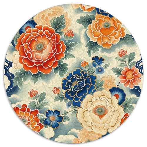 Blumen Puzzles 1000 Teile Schwer Puzzle Spielzeug Lernspiel Impossible Herausforderungsspielzeug Für Erwachsene Und Kinder Ab 12 Jahren 1000pcs (67.5x67.5cm) von XBBDSOEPH