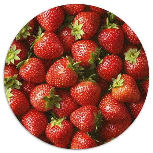 Erdbeere Puzzle 1000 Teile Schwer Puzzle Spielzeug Lernspiel Impossible Herausforderungsspielzeug Für Erwachsene Kinder 1000pcs (67.5x67.5cm) von XBBDSOEPH