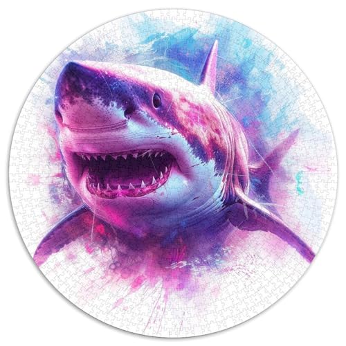 Hai Puzzle 1000-teilige Schwer Puzzle Spielzeug Lernspiel Impossible Herausforderung Spielzeug Für Erwachsene Und Kinder in Bewährter 1000pcs (67.5x67.5cm) von XBBDSOEPH
