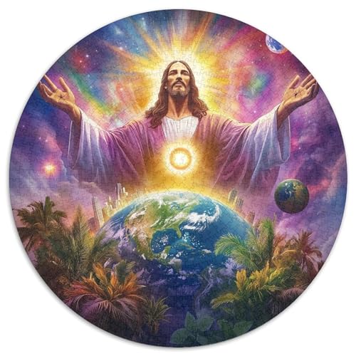 Jesus Puzzle 1000 Teile Schwer Puzzle Spielzeug Lernspiel Impossible Herausforderung Spielzeug Für Erwachsene Und Kinder in Bewährter 1000pcs (67.5x67.5cm) von XBBDSOEPH