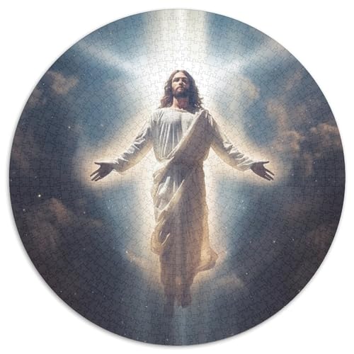 Jesus Puzzle 1000 Teile Schwer Puzzle Spielzeug Pädagogisches Spiel Impossible Herausforderungsspielzeug Für Erwachsene Und Kinder Ab 14 Jahren 1000pcs (67.5x67.5cm) von XBBDSOEPH