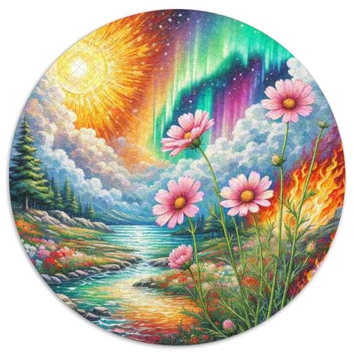Kosmos Bipinnatus Puzzle 1000 Teile Schwer Puzzle Spielzeug Pädagogisches Spiel Impossible Herausforderung Spielzeug Für Erwachsene Und Kinder in Bewährter 1000pcs (67.5x67.5cm) von XBBDSOEPH