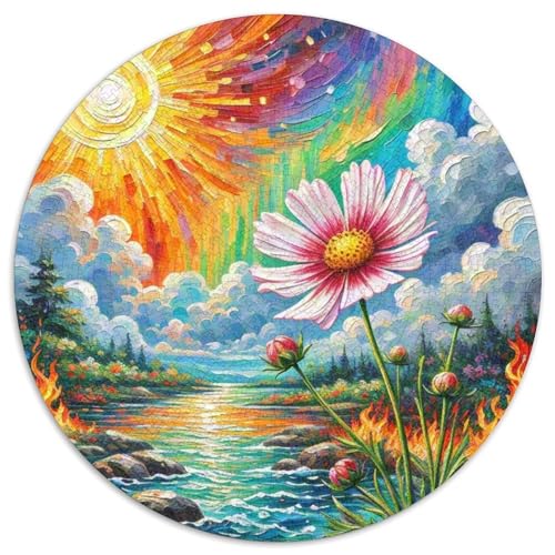 Kosmos Bipinnatus Puzzles 1000 Teile Schwer Puzzle Spielzeug Lernspiel Impossible Herausforderungsspielzeug Für Erwachsene Und Kinder in Bewährter 1000pcs (67.5x67.5cm) von XBBDSOEPH