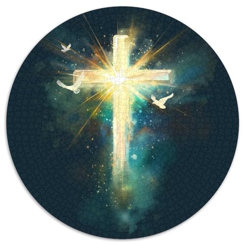 Kreuz Puzzle 1000 Teile Schwer Puzzle Spielzeug Pädagogisches Spiel Impossible Herausforderungsspielzeug Für Erwachsene Kinder 1000pcs (67.5x67.5cm) von XBBDSOEPH
